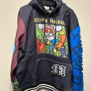 Keith Haring X Members Only Andy Mouse Graphic Hoodie